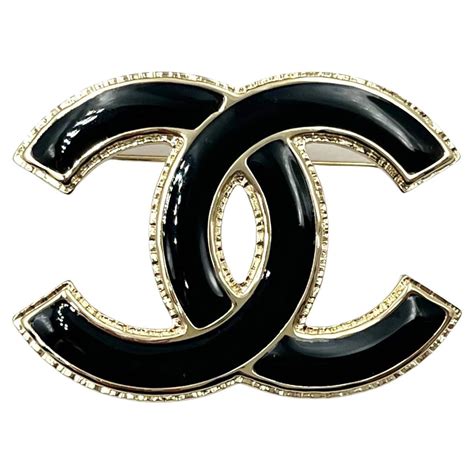 chanel brooch pin black|chanel brooch pin sale.